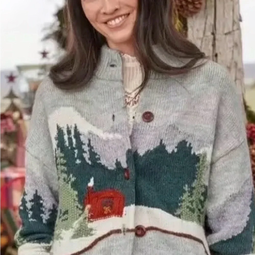 Sundance mountain cabin cardigan xs - Picture 1 of 4